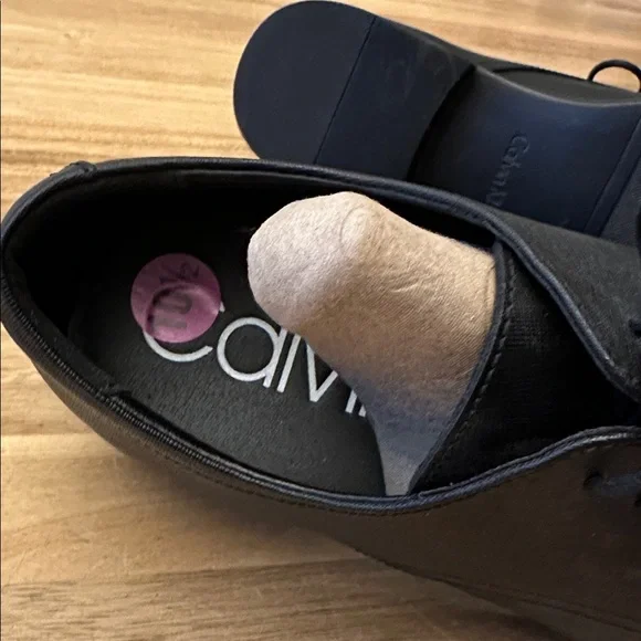 CALVIN KLEIN ⭐️ Ridge 34F9437 dress shoes Calvin Klein Ridge Jr Weave Emboss 34F9437-DNY Mens Blue  main image 2